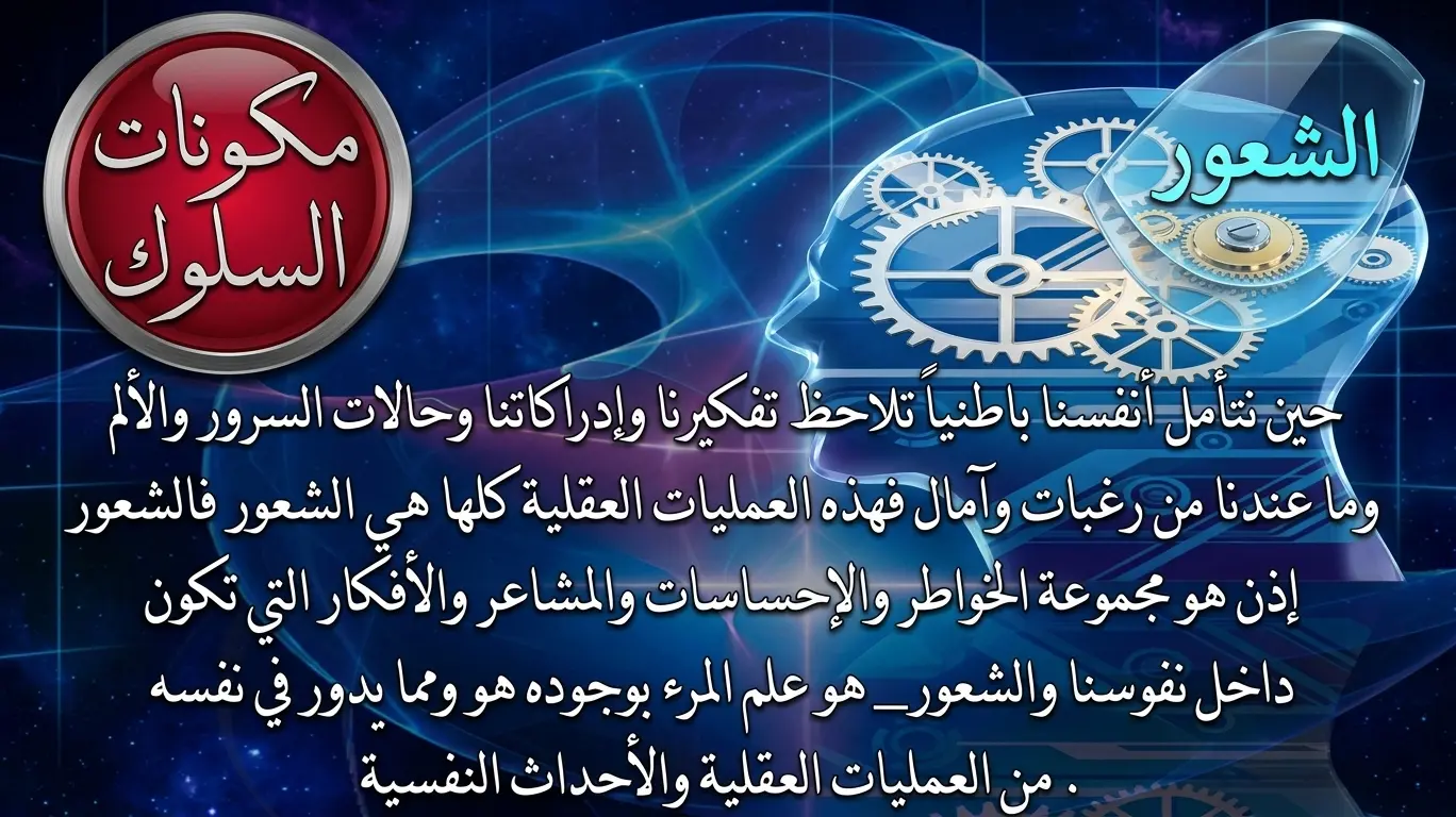 البطاقة الرابعة والعشرون - مكونات السلوك: الشعور